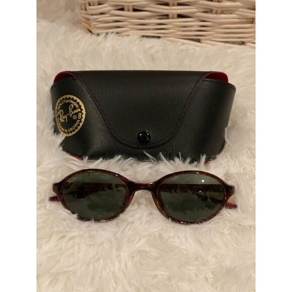Vintage B&L Ray Ban W2835 Cherry Tortoise G15 Glass Side Street Cats Cateye Case - Picture 4 of 9